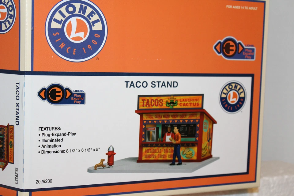 LIONEL #2029230 OPERATING TACO STAND - Image 2 of 2