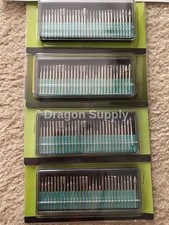 New 120pcs Diamond Burrs Bits Set for Dremel Tool Grits 40 /80 /150 /600