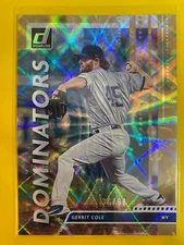 D50724  2020 Donruss Dominators Gold #3 Gerrit Cole YANKEES #36/99