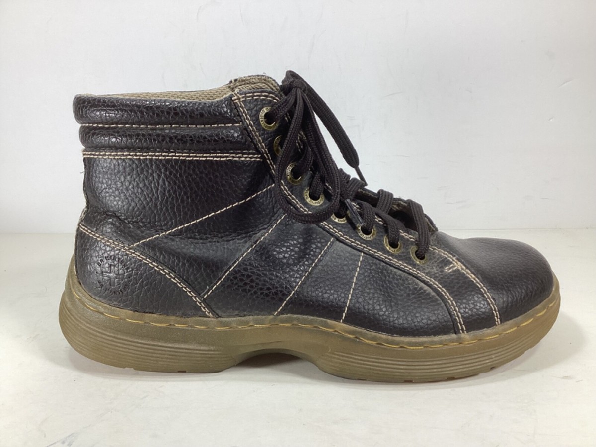 NEW Dr Martens Boots Men 9 brown leather \