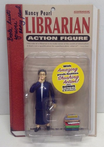 Nancy Pearl Librarian Action Figure [~SIGNED~] 739048112474 | eBay