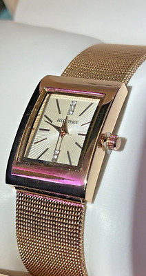 Ellen Tracy | Quartz Ladies Watch ET5254RG | Left-handed Rose Gold | Never Worn