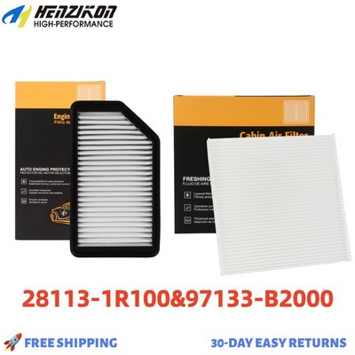 COMBO SET ENGINE AIR FILTER + CABIN AIR FILTER FOR KIA SOUL 2014 - 2019