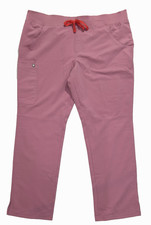 NWT FIGS Kade Technical Collection Cargo Scrub Pants Women XL Pink Medical Nurse