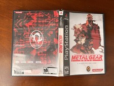 Metal Gear Solid Long Box PS1 CIB W/ Manual - PlayStation