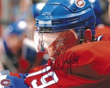Autographed ANDREI MARKOV  Montreal Canadiens 8x10 photo - COA