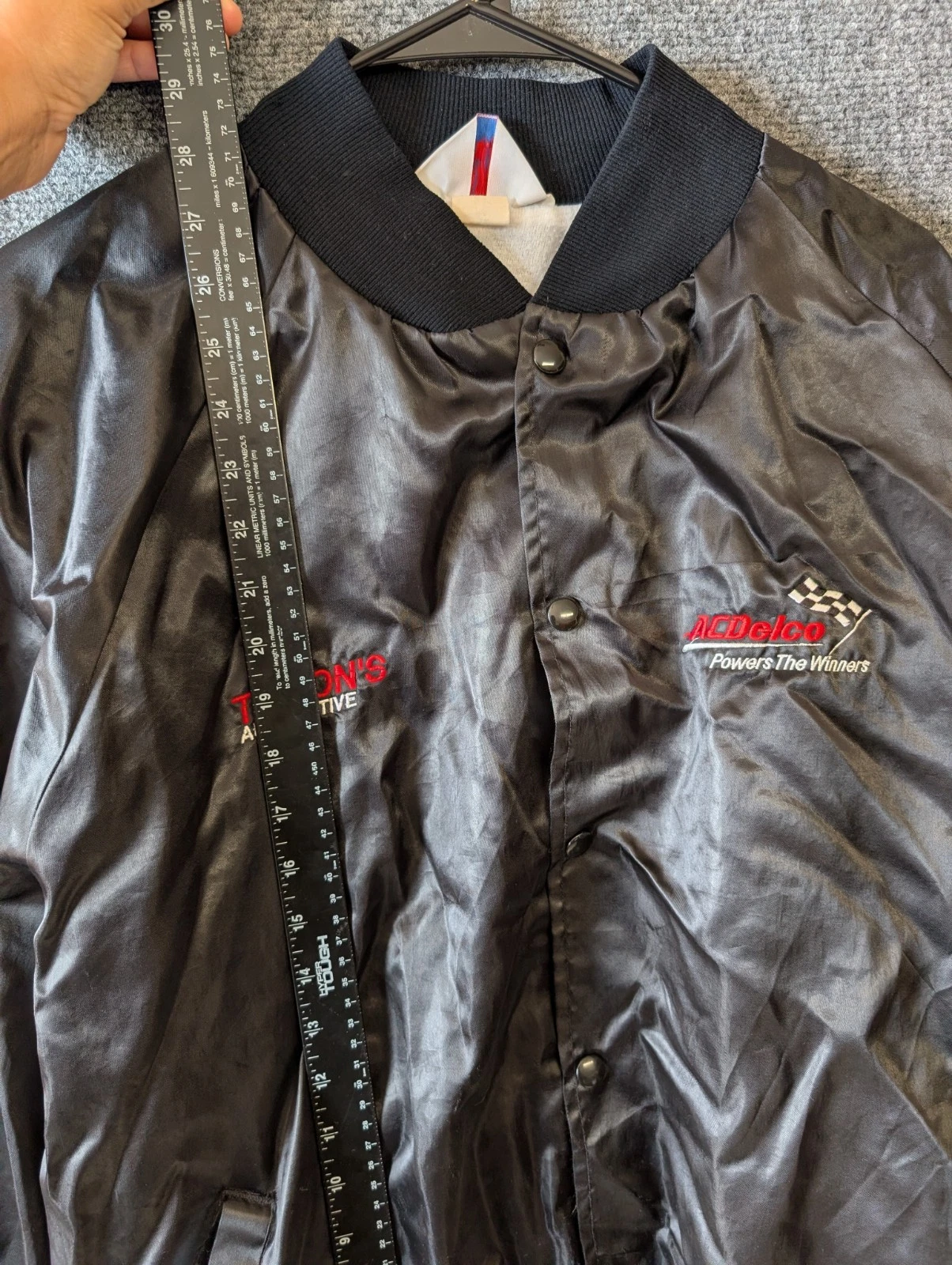 Vintage 90s WestArk Racing Bomber Jacket 3XL AC Delco ASDA Sand Drags Streetwear - product detail image 7