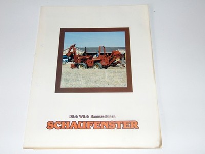 DITCH WITCH USA Baumaschinen Prospekt
