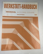Werkstatt Handbuch Reparaturanleitung HONDA ACCORD COUPE Nachtrag REPARATUR 99