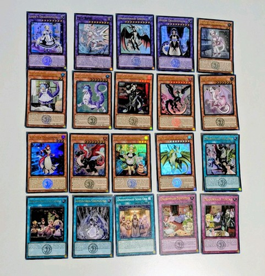 #ad #ad Complete 20 Cards Dragonmaid Collection BLMM UR Emblazoned NM Yu Gi Oh $34.99