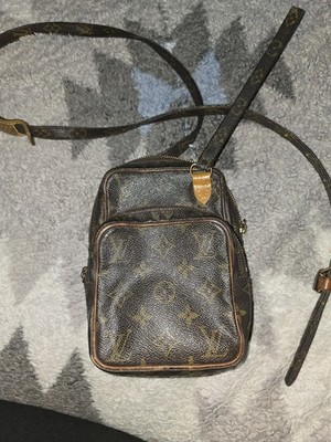 Louis Vuitton Amazone Shoulder Bag Brown Canvas (Strap Needs To Be Repared) 