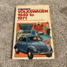 Chiltons Vw Fastback Bug Bus Beetle 1949-1971 Tune-up Service Repair Manual B12
