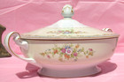 Noritake, Naomi Scroll Pattern, 8 3/4" Vegetable Bowl with Lid, circa 1948-1952 — photo 4