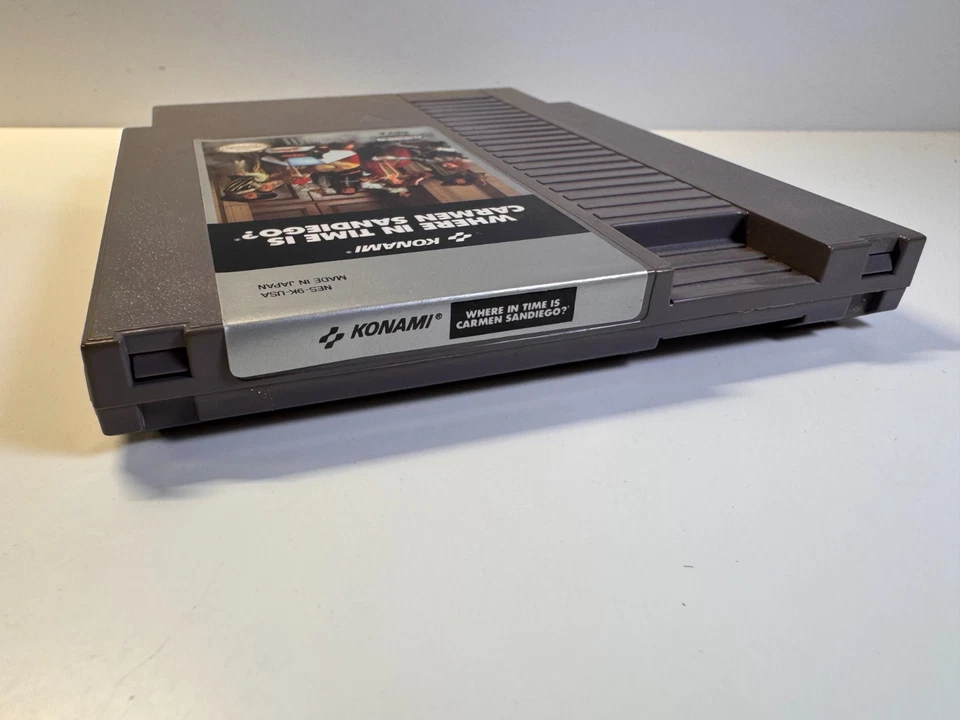 Where in Time is Carmen Sandiego (Nintendo NES, 1991) ALL BUT Encyclopedia Authe - Image 4 of 4