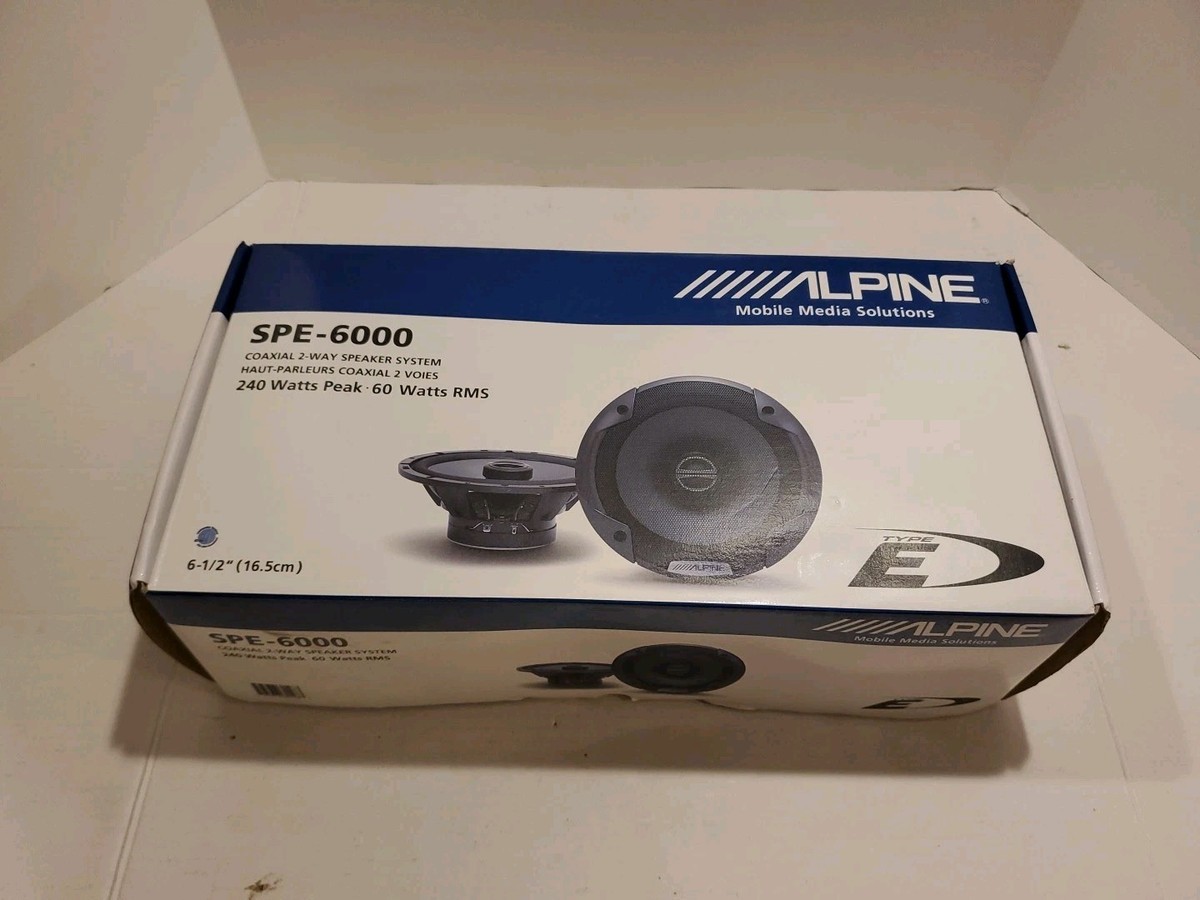 Alpine SPE-6000 2-Way 6.5in. Car Speaker 793276601483| eBay