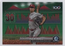 2024 Bowman Scouts Top 100 Green Refractor 14/99 Mick Abel #BTP-30 17oo