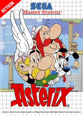 Asterix Sega Master System Box Art 2''X3'' Pin Button Badge