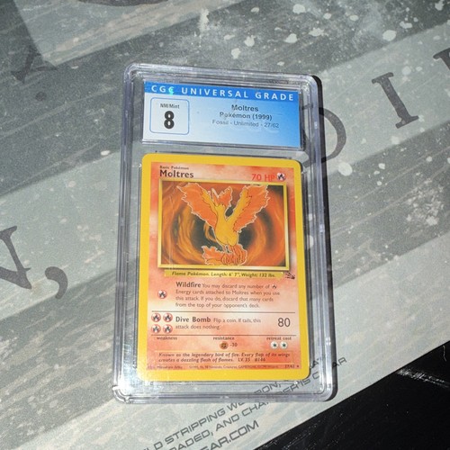 Moltres (Unlimited) graded CGC 8 for sale on eBay