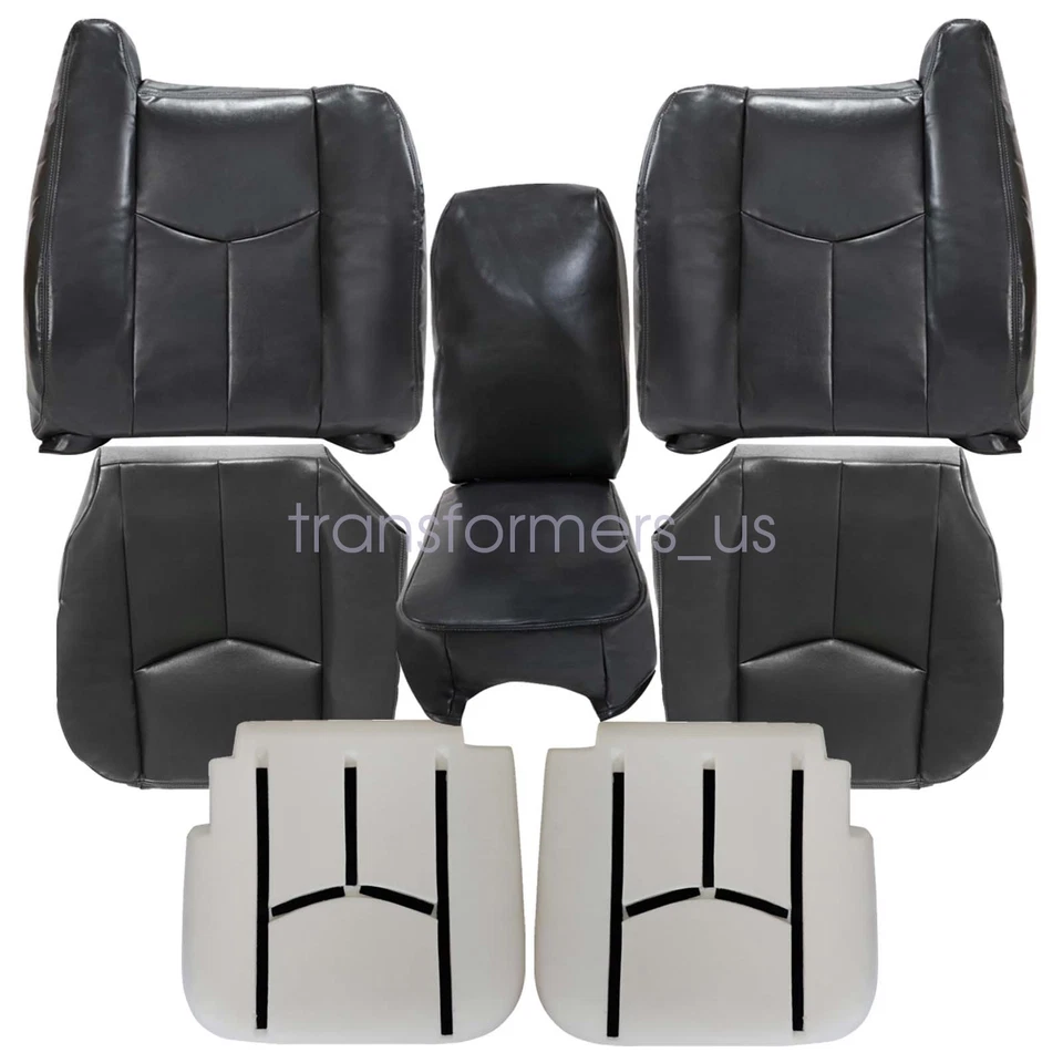For 2003 Chevy Silverado GMC Sierra Driver / Passenger /Middle Seat Cover /Foam Foto 2 de 4