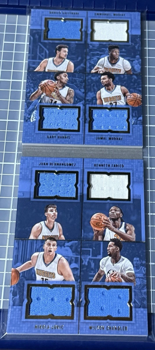 Panini Preferred 2016-17 Crazy Eight 015/149 JOKIC JERSEY MATCH Gallinari Murray