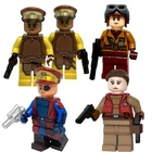 Naboo Custom Minifigure Collection- Padme, Captain Typho, Pilot - lego star wars