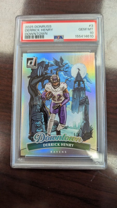 2025 Derrick Henry PSA 10 Downtown - Panini Donruss - #3