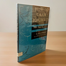 How to Draw Portraits 1962 A Book for Beginners Arthur Zaidenberg HC/DJ