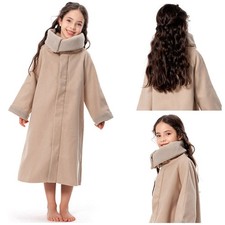 Baby Yoda The Mandalorian Cosplay Costume Kid's Adult Fleece Robe Fancy Dress US