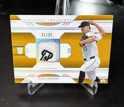 2024 National Treasures Paul Skenes #GGS-PS RC PATCH # d /25 MINT CONDITION