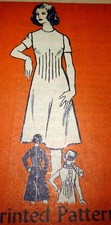  LOVELY VTG 1970s DRESS Sewing Pattern 12/34 FF