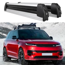 For Land Rover Range Rover 31.5" Ski Snowboard Carriers Roof Rack Crossbars Kit