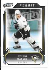 2006-07 Upper Deck Victory Evgeni Malkin Rookie RC Card #304. rookie card picture