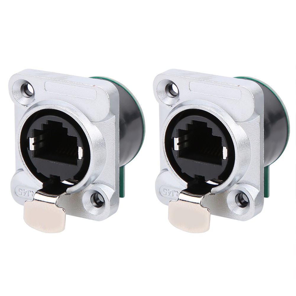 2Pcs RJ45 PCB Panel Fire Retardant Durable Insulator Material