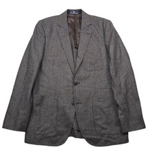 Hart Schaffner Marx Tweed Blazer Mens Medium Brown Wool Jacket Sport Coat