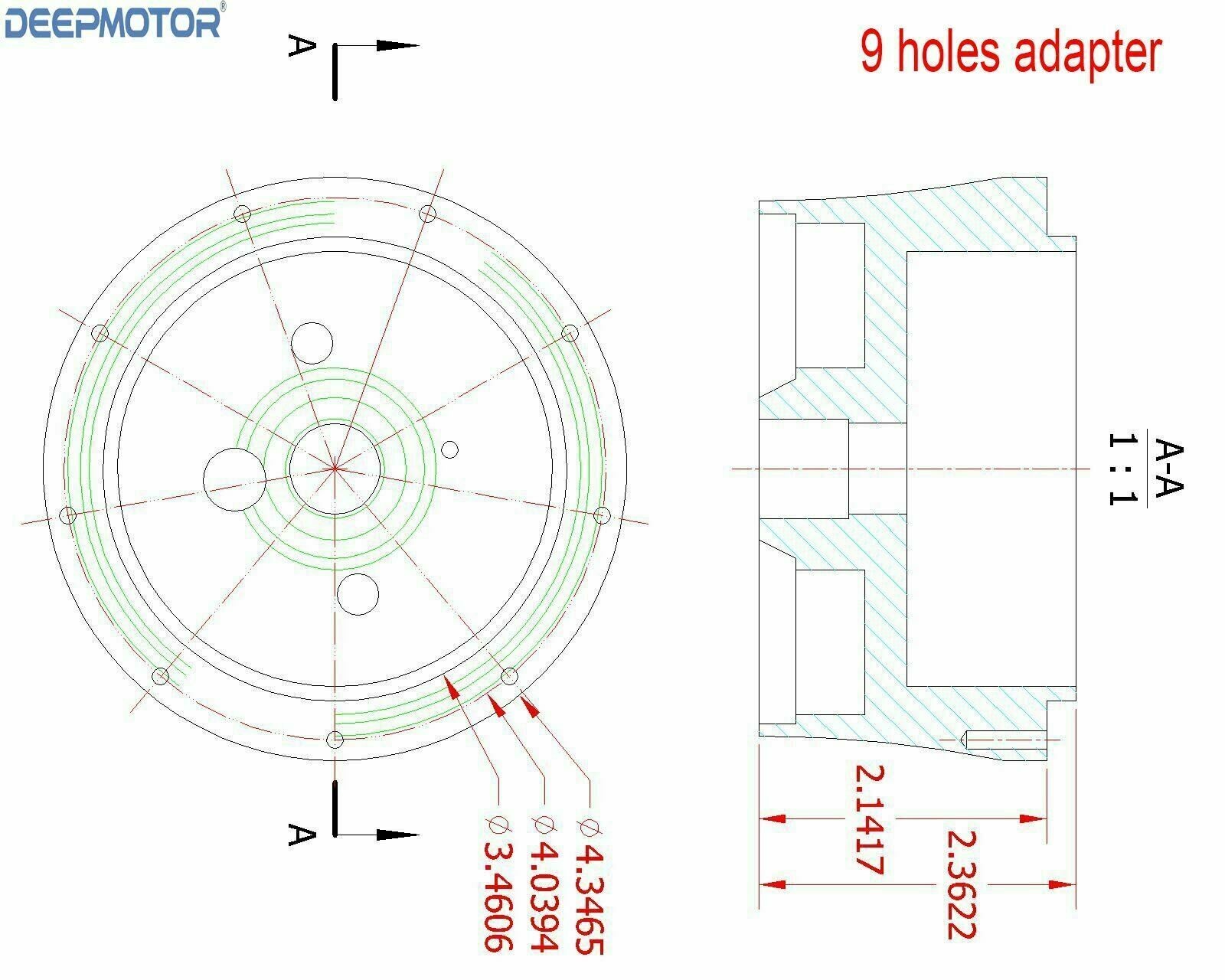 32" GM Steering Column Tilt Manual Trans No Key Universal w/9 Hole adapter Black