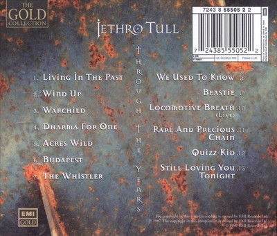 JETHRO TULL THROUGH THE YEARS NEW CD
