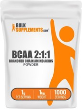 Bcaa Powder 2.2 Pounds Unflavored 211 Leucine Isoleucine Valine Supplement