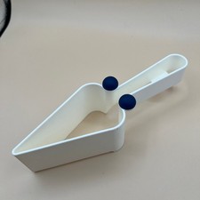 Tupperware Pie Cake Slicer Server White Plastic Vintage 2372A-3