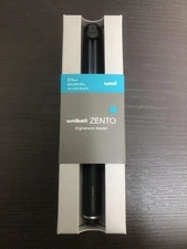 Mitsubishi Uni-ball ZENTO Signature 0.5mm Metallic BlackRollerball Pen New Japan