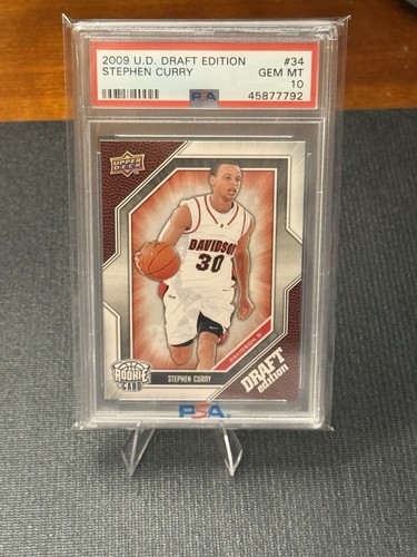 2009-10 Upper Deck Draft Edition - PSA 10 Stephen Curry #34 (RC) GEM MINT