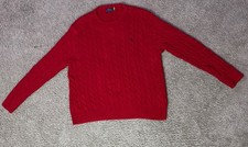 Polo Ralph Lauren Sweater Mens XXL Cable Knit Crewneck - Excellent Condition