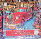 🧩750 pc Ceaco Jigsaw Puzzle 🧩 Simple Life 🧩 with Vintage Red Pickup Truck — photo 3