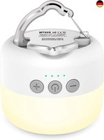 Campinglampe, Led Camping Laterne Usb Aufladbar Mit 5200 Mah, 4 Helligkeiten