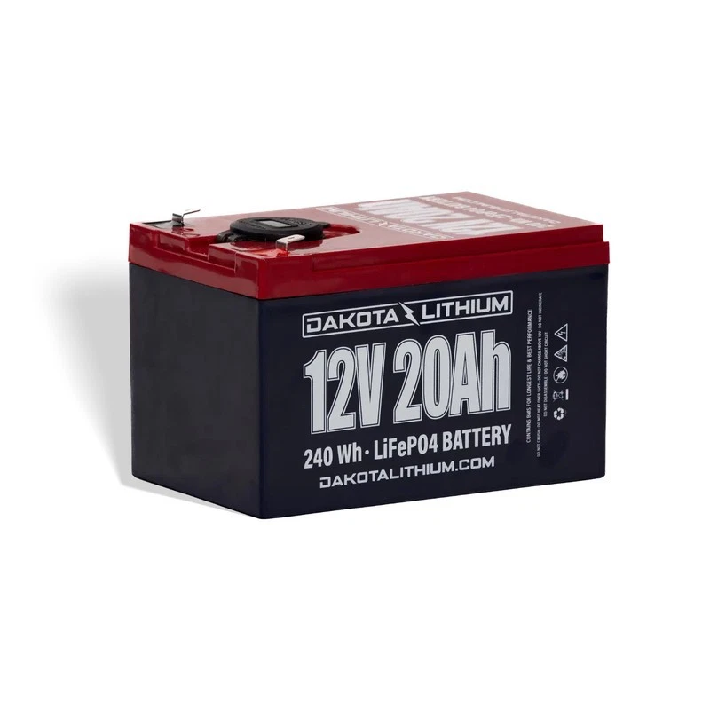 Dakota Lithium 12V 20Ah LiFePO4 Deep Cycle Battery USB Voltmeter 11Y Warranty - Image 3 of 4
