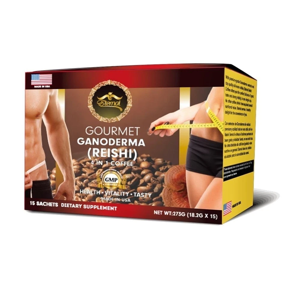Pacote com 3 Café Ganoderma Artesanal - Assado Leve - Imagem 4 de 4