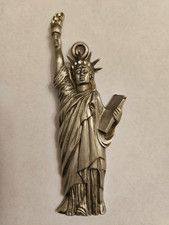Gloria Duchin Pewter Christmas Ornament Lady Liberty Statue NY Made in USA 2002
