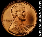 1944 Lincoln Wheat Cent- Red- Choice Gem Brilliant Uncirculated+++++ #J3863