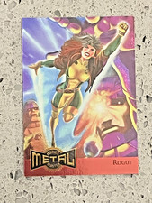 1995 Fleer Metal Marvel Rogue #10 Metal Blasters Insert