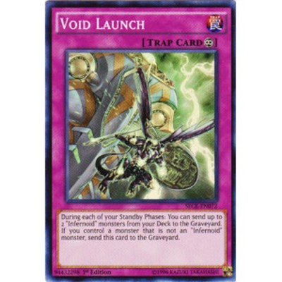 Void Launch - SECE-EN072 - Super Rare - 1st Edition - Heavily Played