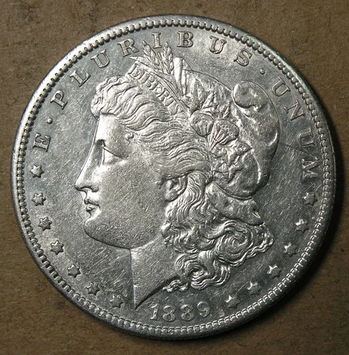 $1 1889-S Morgan Silver Dollar XF-AU San Francisco Mint * AvenueCoin